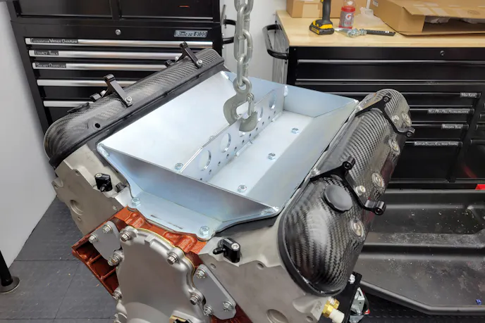 Speedway Motors BlockDock valley cover engine lift plate