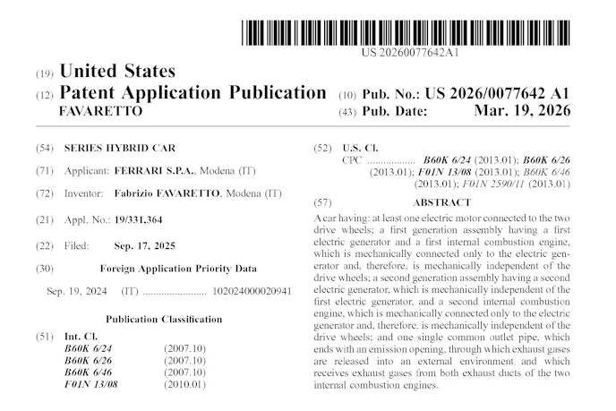 0077642 Ferrari patent