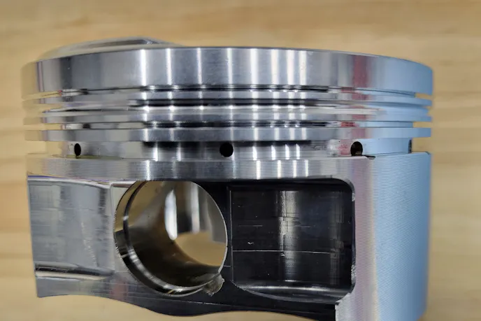 piston ring lands