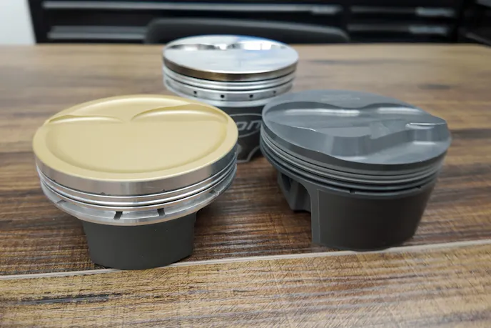 coated pistons