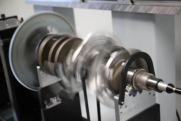 Balancing a crank