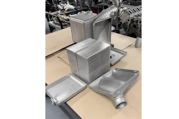 metal 3D-printed intercooler