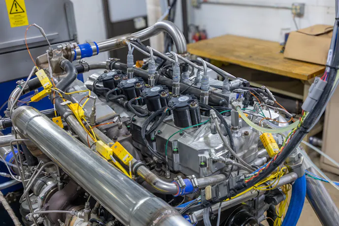 SwRI hydrogen engine test stand