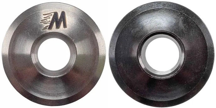 Titanium and steel retainers